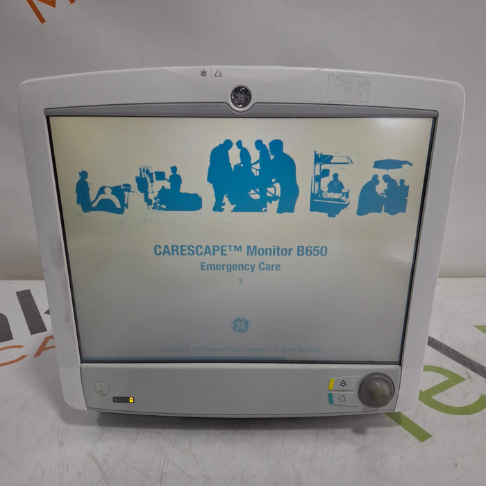 GE Healthcare Carescape B650 Emergency Care Patient Monitor