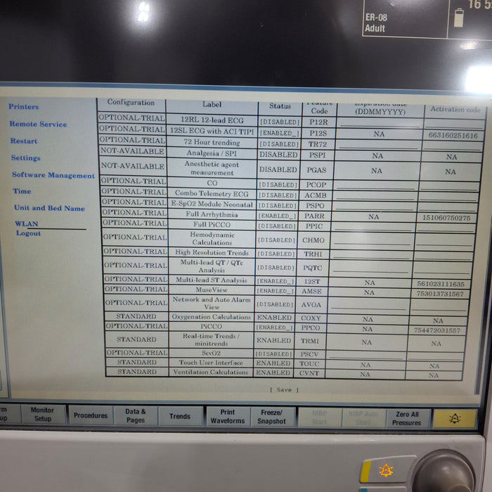GE Healthcare Carescape B650 Emergency Care Patient Monitor