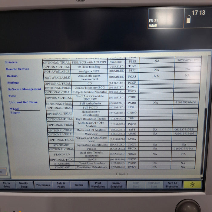 GE Healthcare Carescape B650 Emergency Care Patient Monitor
