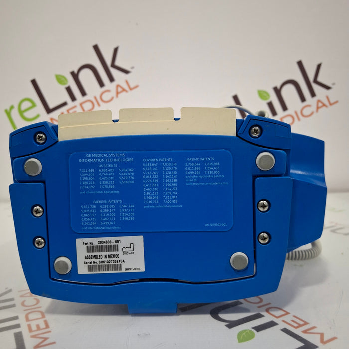 GE Healthcare Dinamap V100 - NIBP, SpO2, Temp Vital Signs Monitor