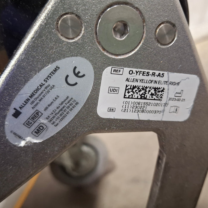 Allen Medical Systems Yellofin Elite Single Stirrup