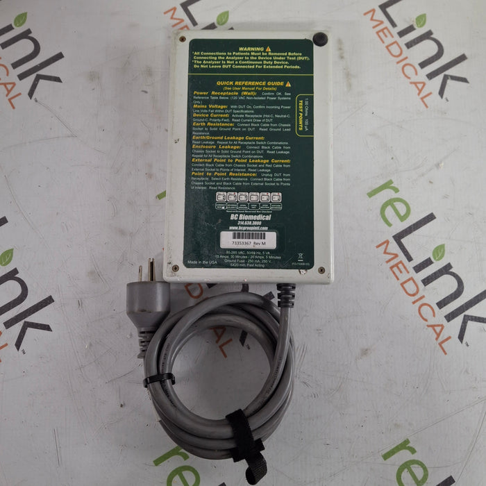 BC Biomedical SA-2001 Safety Analyzer