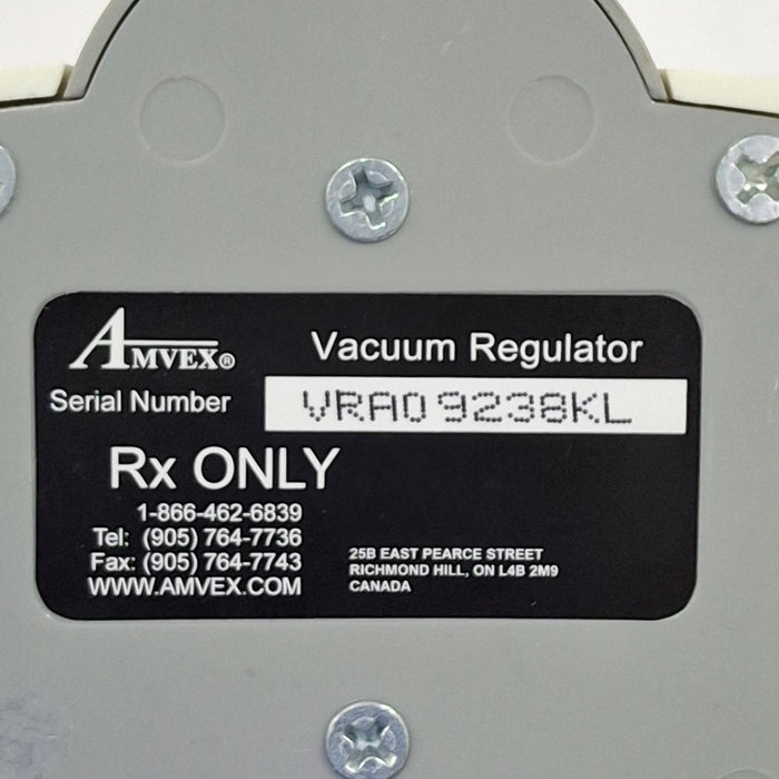 Amvex Vacuum Regulator