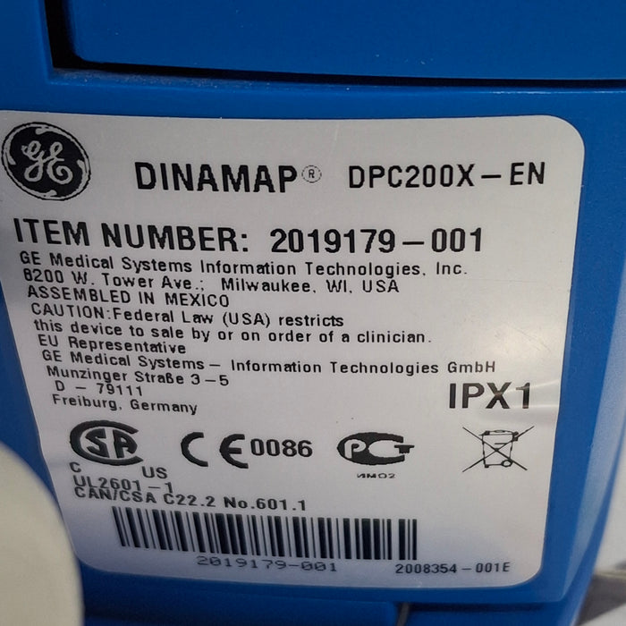GE Healthcare Dinamap ProCare 200 Patient Monitor