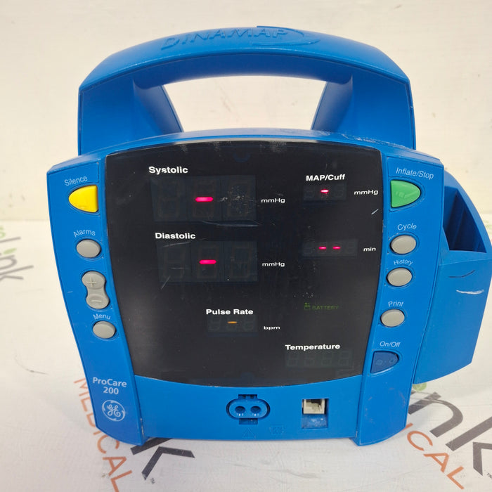 GE Healthcare Dinamap ProCare 200 Patient Monitor