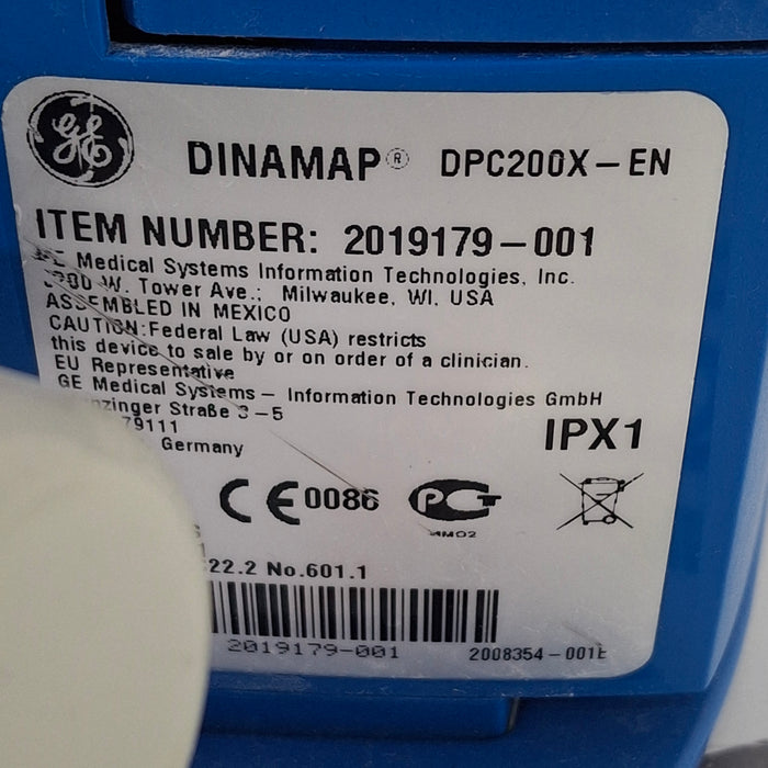 GE Healthcare Dinamap ProCare 200 Patient Monitor