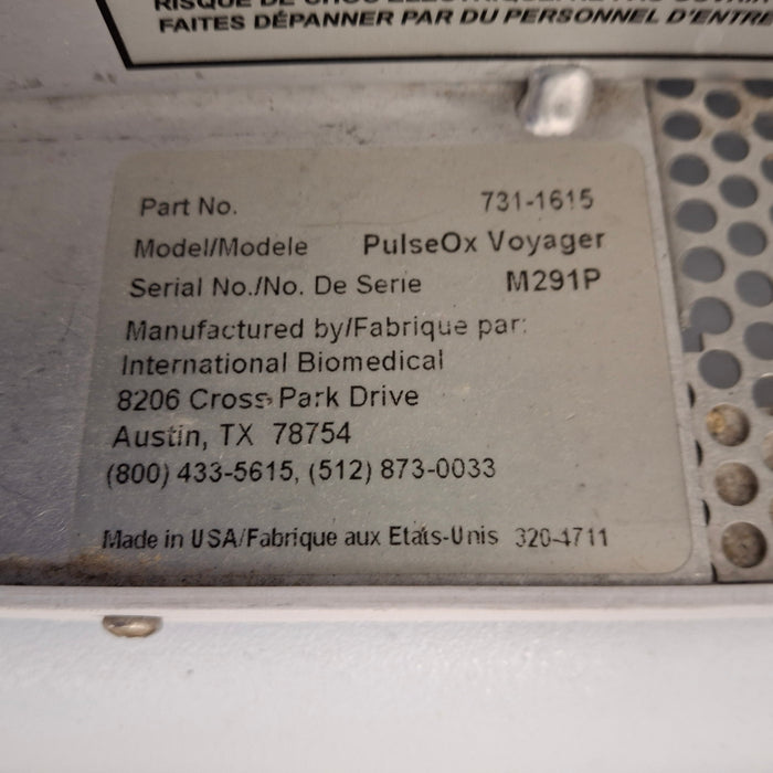 Airborne PulseOx Voyager Transport Incubator