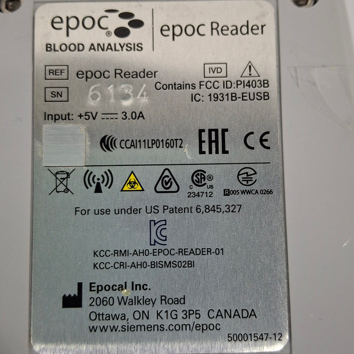 Epocal, Inc Epoc Reader Base