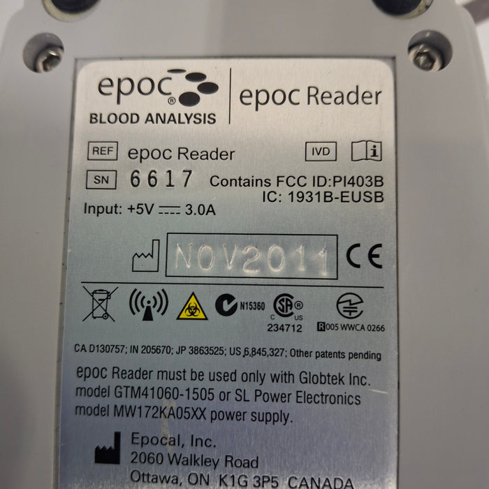 Epocal, Inc Epoc Reader Base