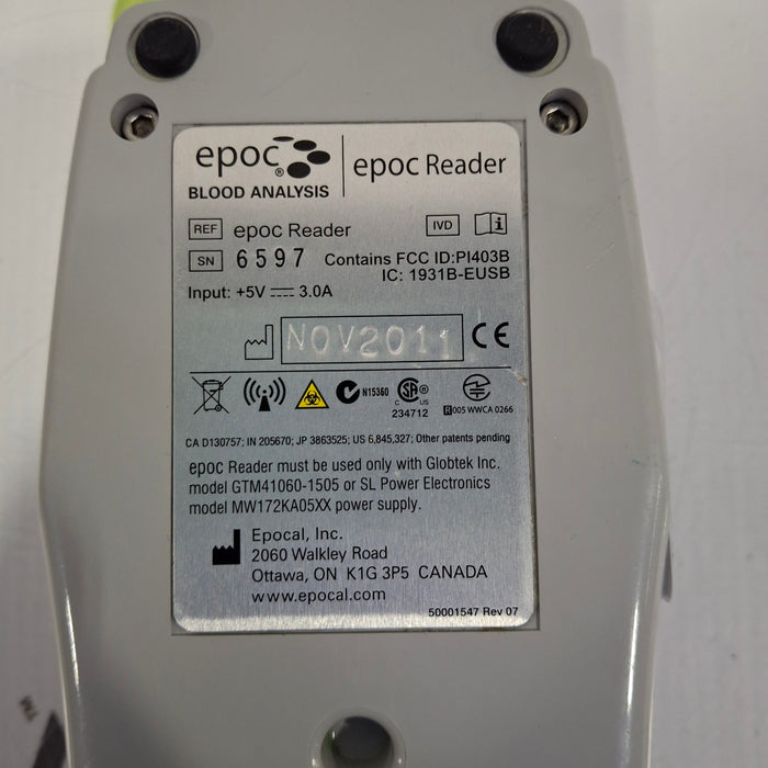 Epocal, Inc Epoc Reader Base
