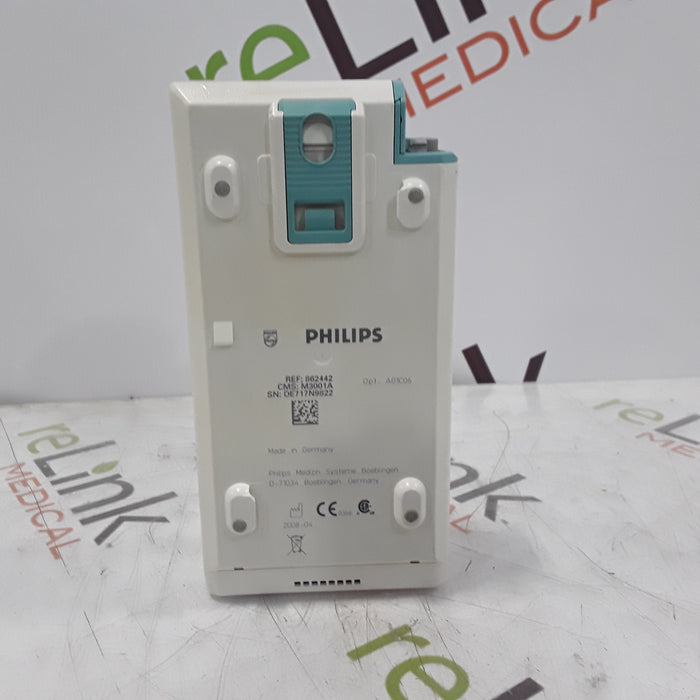 Philips M3001A-A01C06 Fast SpO2, NIBP, ECG, Temp, IBP MMS Module