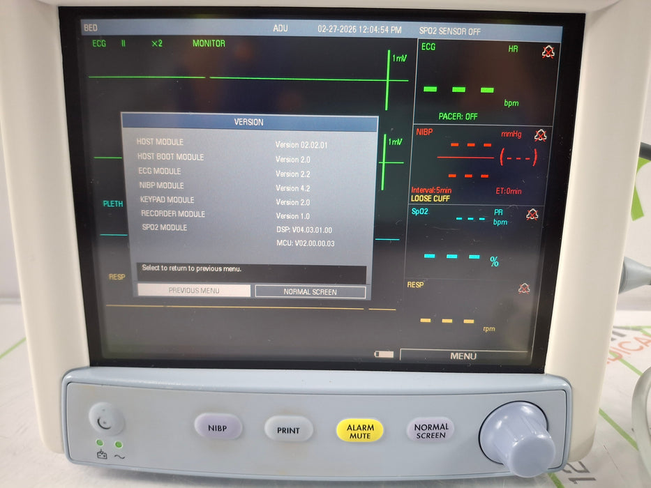 Datascope Trio Patient Monitor