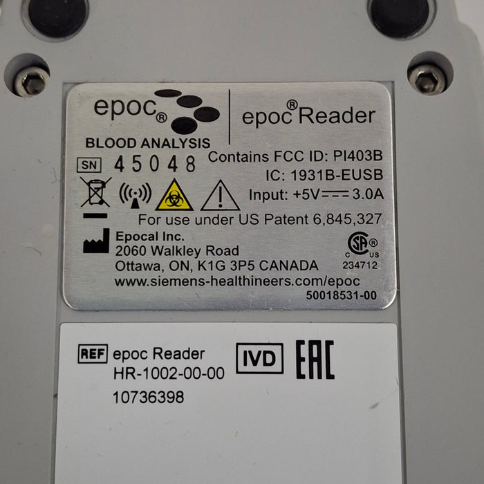 Epocal, Inc Epoc Reader Base