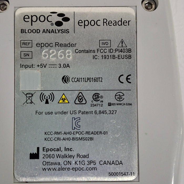 Epocal, Inc Epoc Reader Base