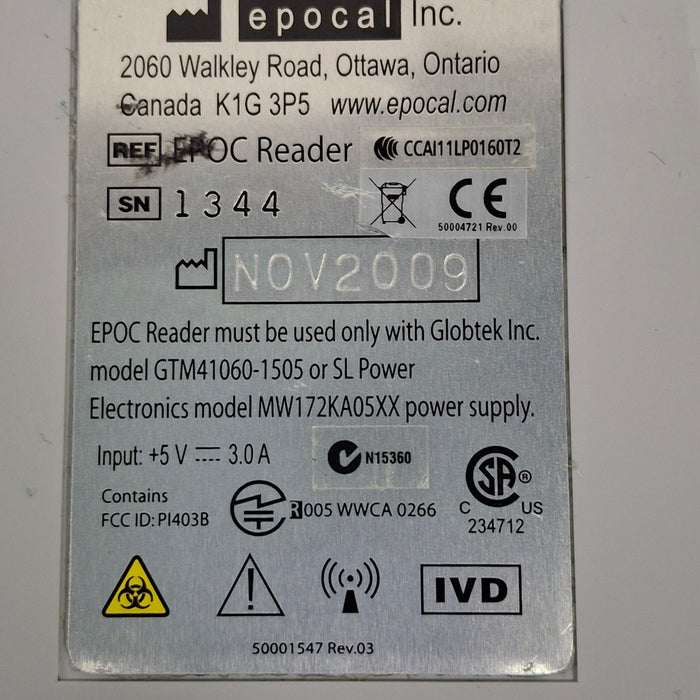 Epocal, Inc Epoc Reader Base