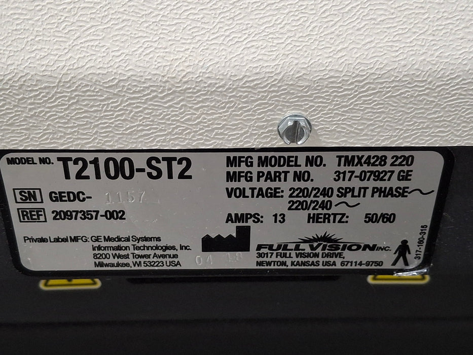 Full Vision TMX428 220 Trackmaster Stress Test Treadmill
