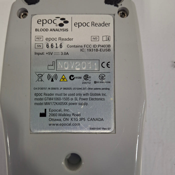 Epocal, Inc Epoc Reader Base