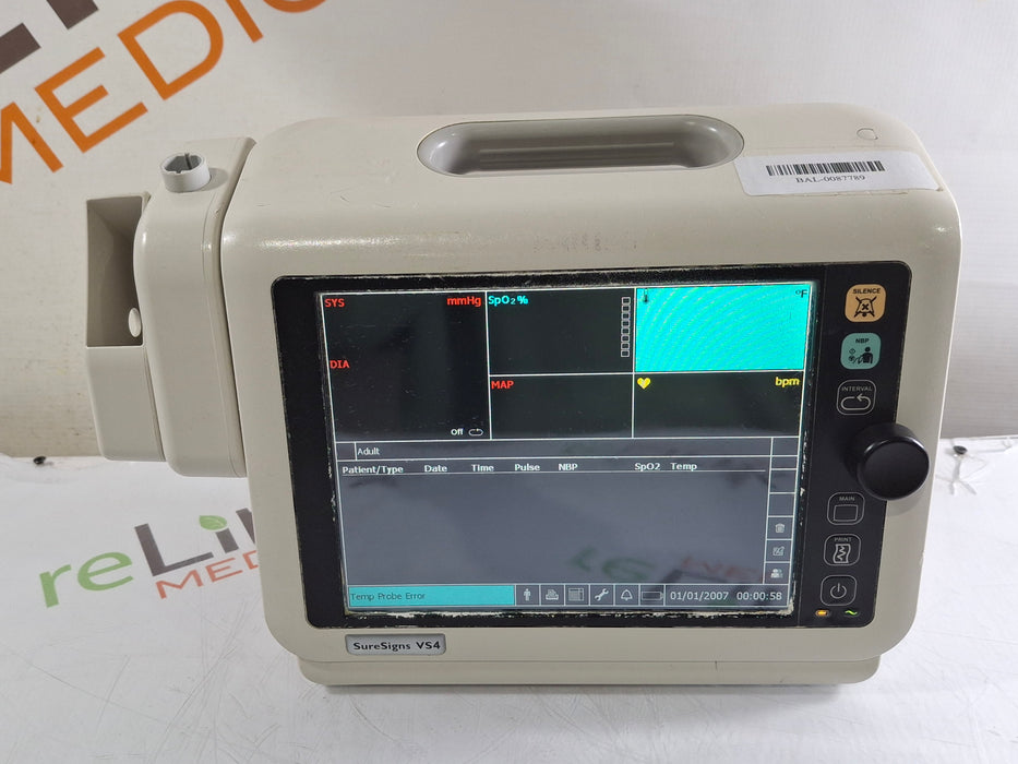 Philips SureSigns VS4 Vital Signs Monitor