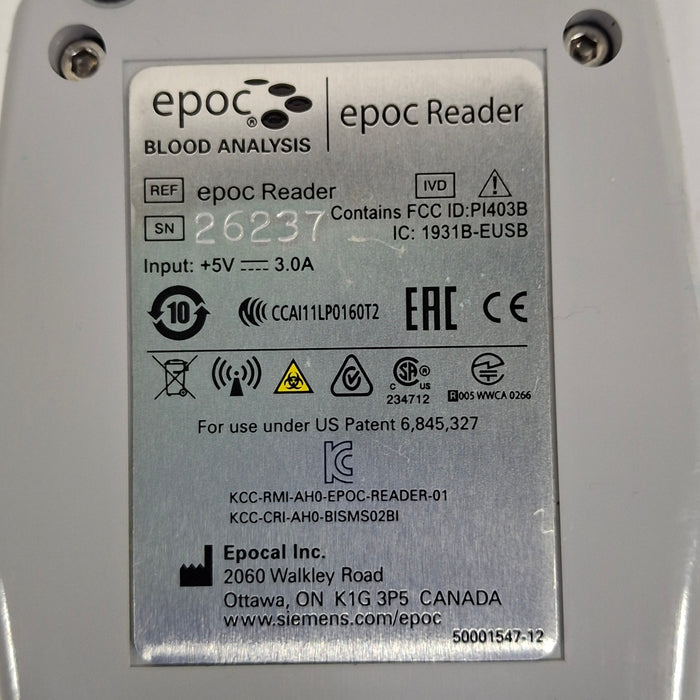 Epocal, Inc Epoc Reader Base