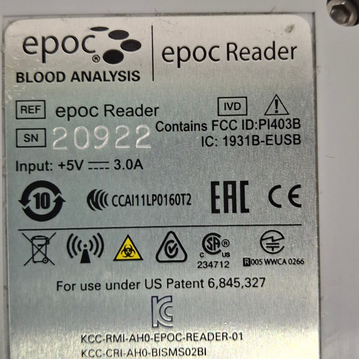 Epocal, Inc Epocal, Inc Epoc Reader Base Clinical Lab reLink Online