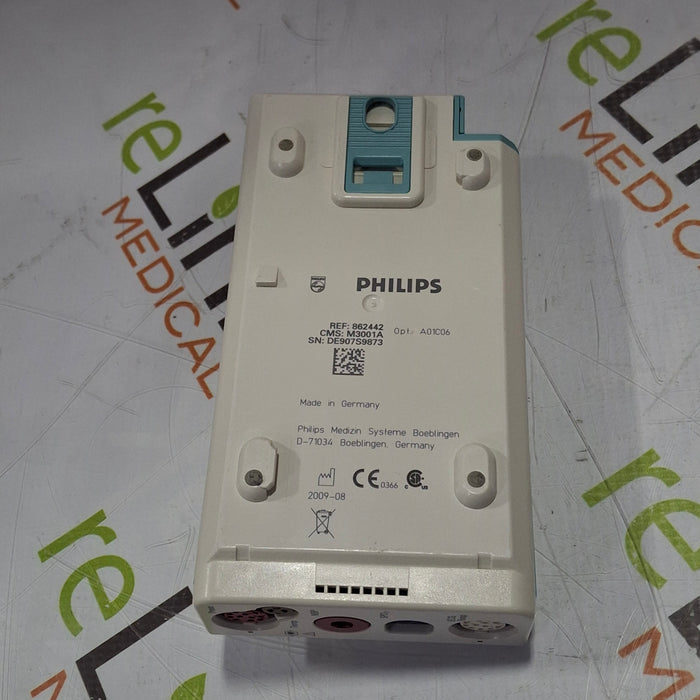 Philips M3001A-A01C06 Fast SpO2, NIBP, ECG, Temp, IBP MMS Module