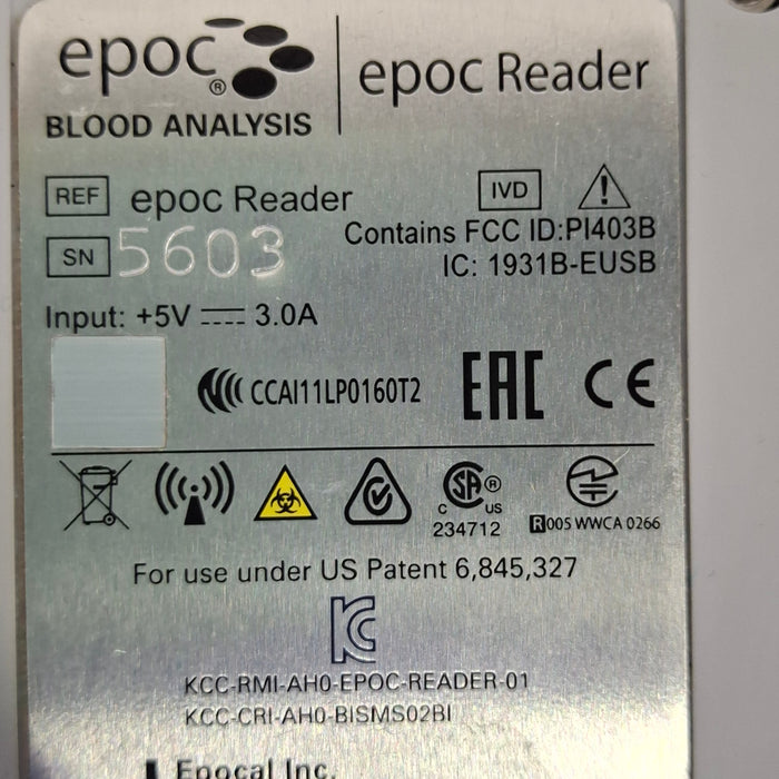 Epocal, Inc Epocal, Inc Epoc Reader Base Clinical Lab reLink Online