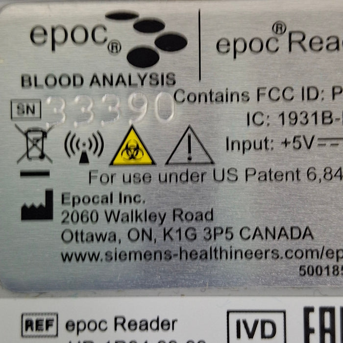 Epocal, Inc Epoc Reader Base