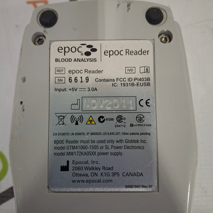 Epocal, Inc Epoc Reader Base