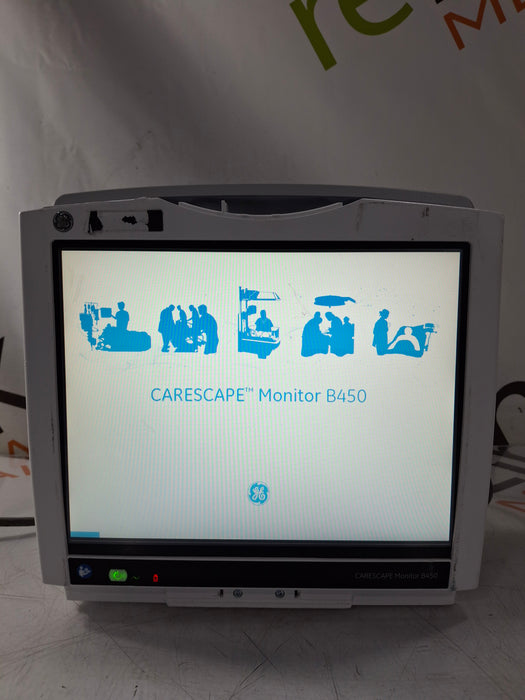 GE Healthcare Carescape B450 Critical Care Patient Monitor