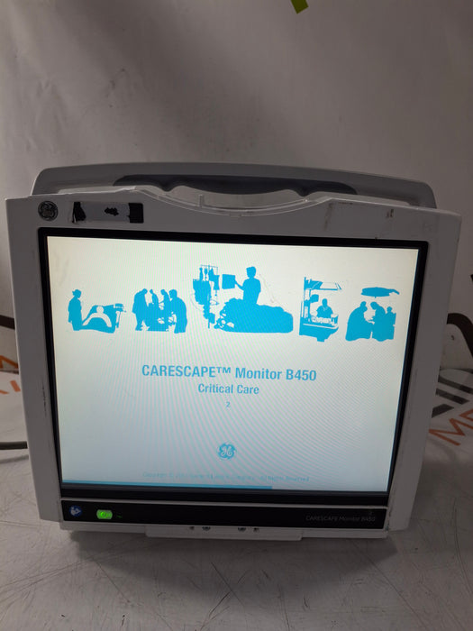 GE Healthcare Carescape B450 Critical Care Patient Monitor