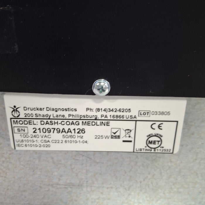 Drucker Diagnostics Dash Coag Centrifuge