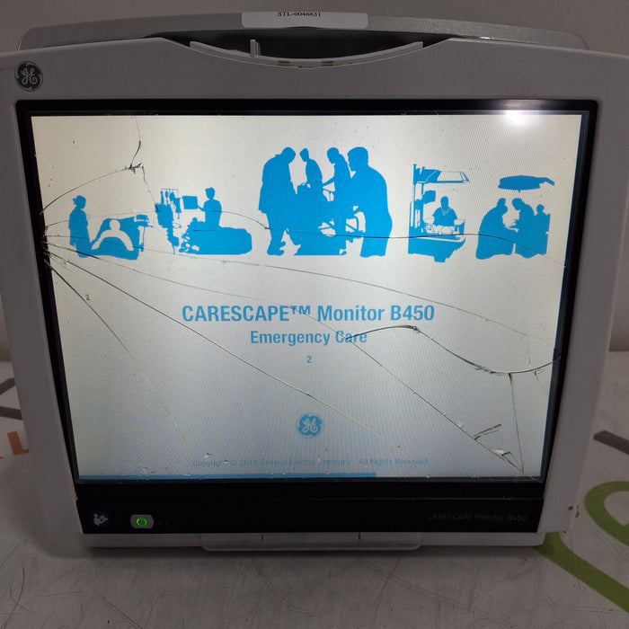 GE Healthcare Carescape B450 Emergency Care Patient Monitor