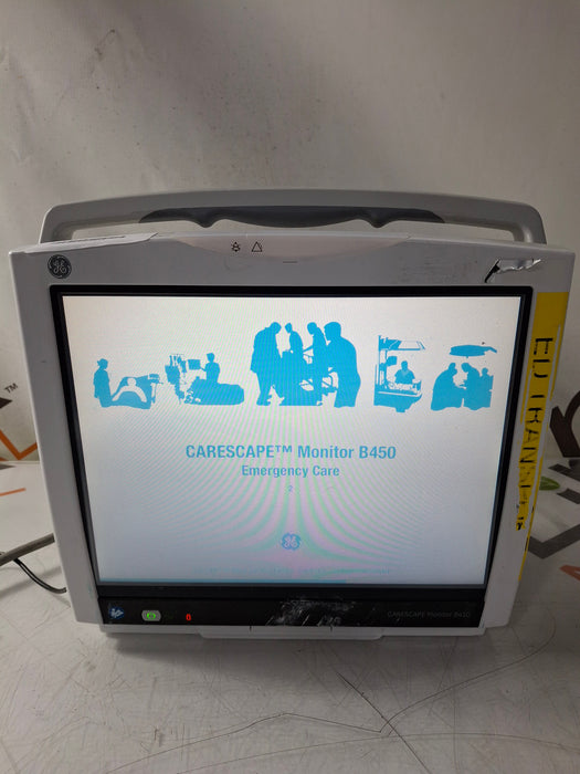 GE Healthcare Carescape B450 Emergency Care Patient Monitor