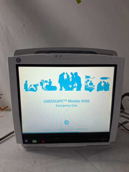 GE Healthcare Carescape B450 Emergency Care Patient Monitor