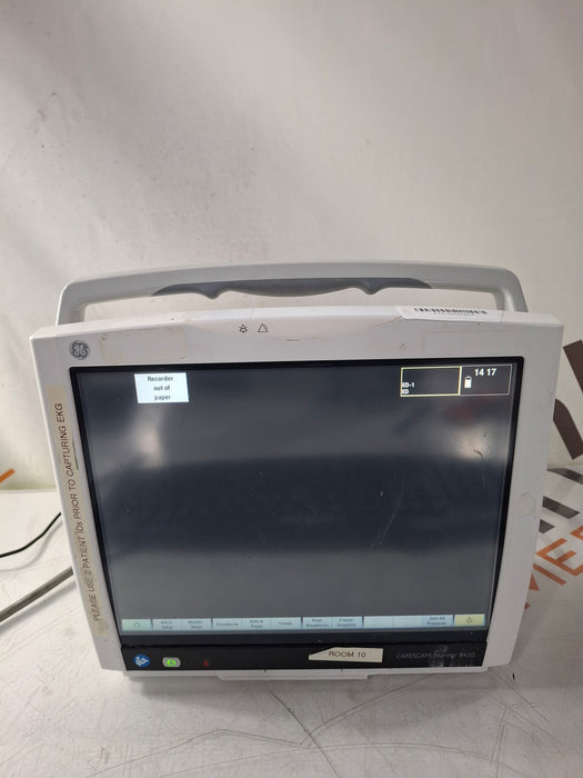 GE Healthcare Carescape B450 Patient Monitor