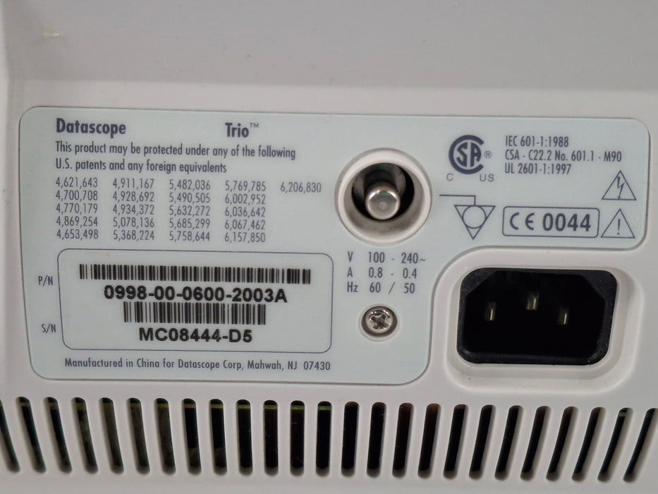 Datascope Trio Patient Monitor