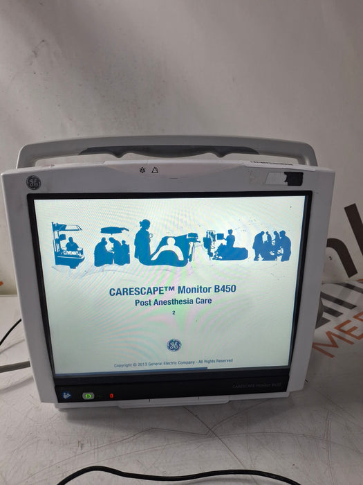 GE Healthcare Carescape B450 Post Anesthesia Care Patient Monitor
