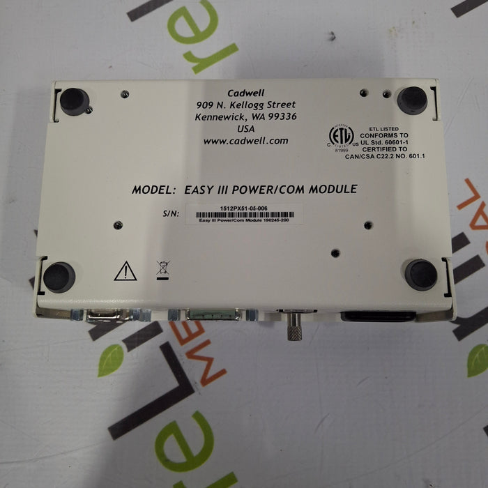 Cadwell Laboratories Inc. Easy III Power/Com Module