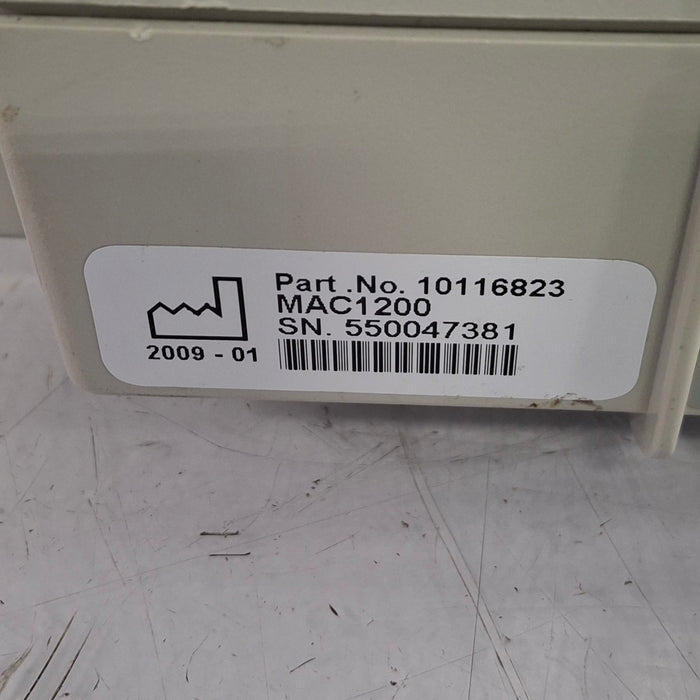 GE Healthcare MAC 1200 ECG