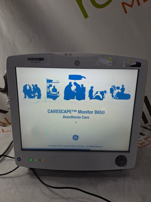 GE Healthcare Carescape B650 Anesthesia Care Patient Monitor