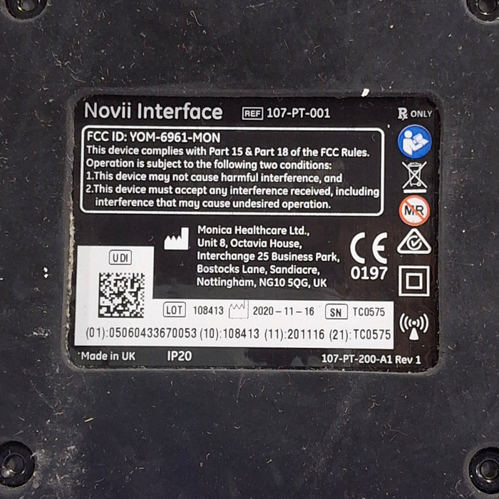 Monica Healthcare Limited 107-PT-001 Fetal Monitor