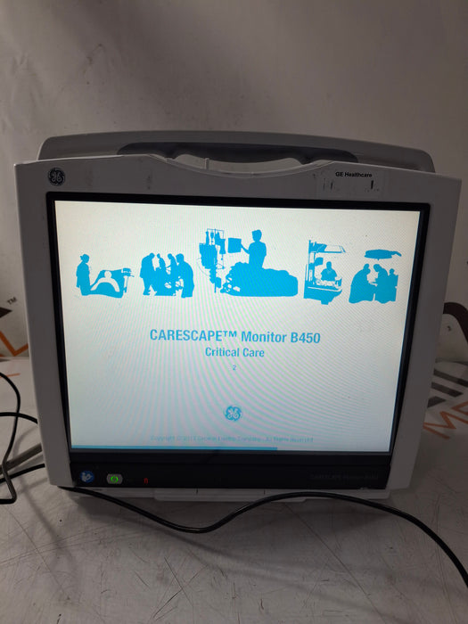 GE Healthcare Carescape B450 Critical Care Patient Monitor