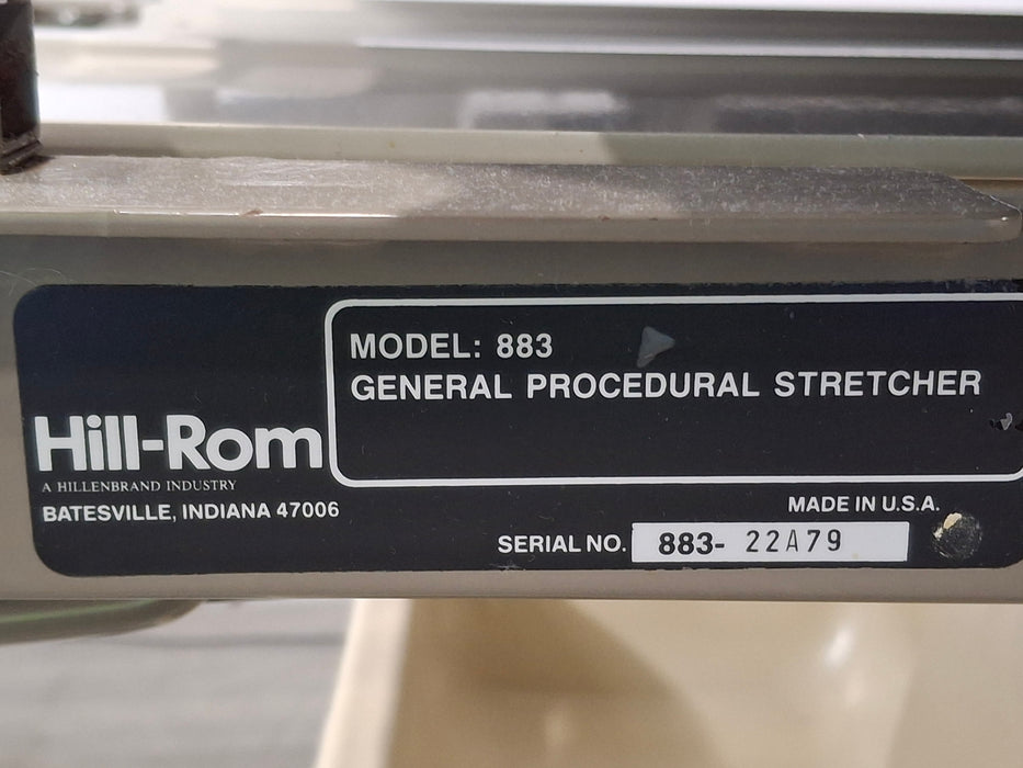Hill-Rom 883 General Procedural Stretcher