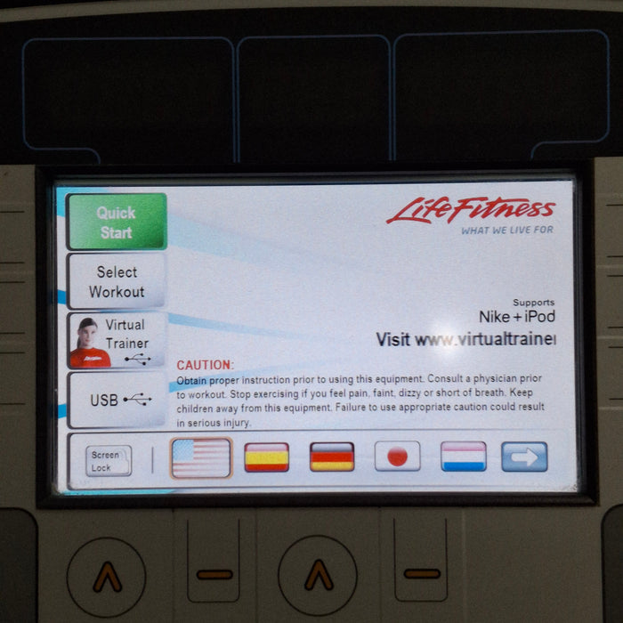 Life Fitness 95c Lifecycle Upright Bike