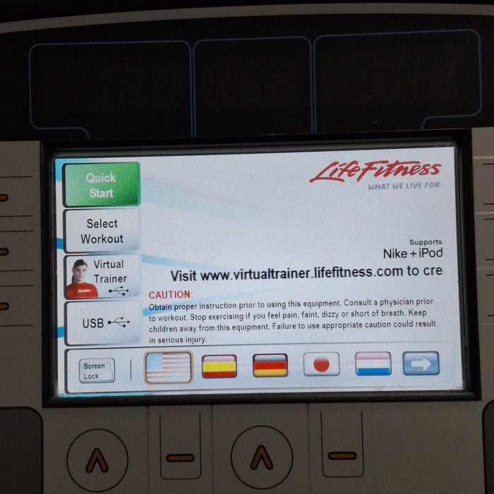 Life Fitness 95c Lifecycle Upright Bike