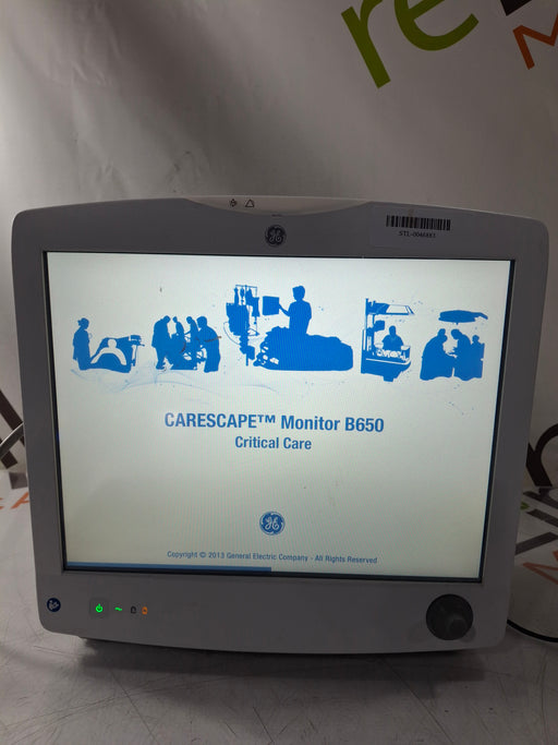 GE Healthcare GE Healthcare Carescape B650 Critical Care Patient Monitor Patient Monitors reLink Online