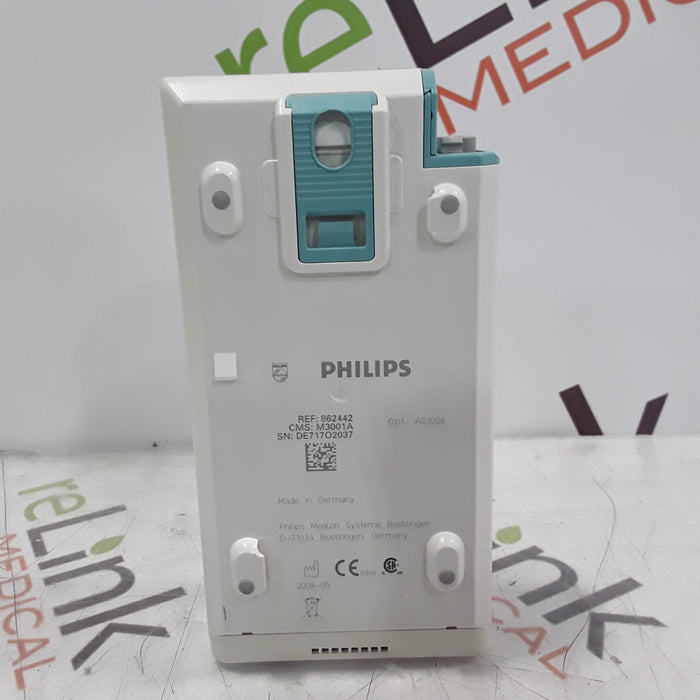Philips M3001A-A01C06 Fast SpO2, NIBP, ECG, Temp, IBP MMS Module