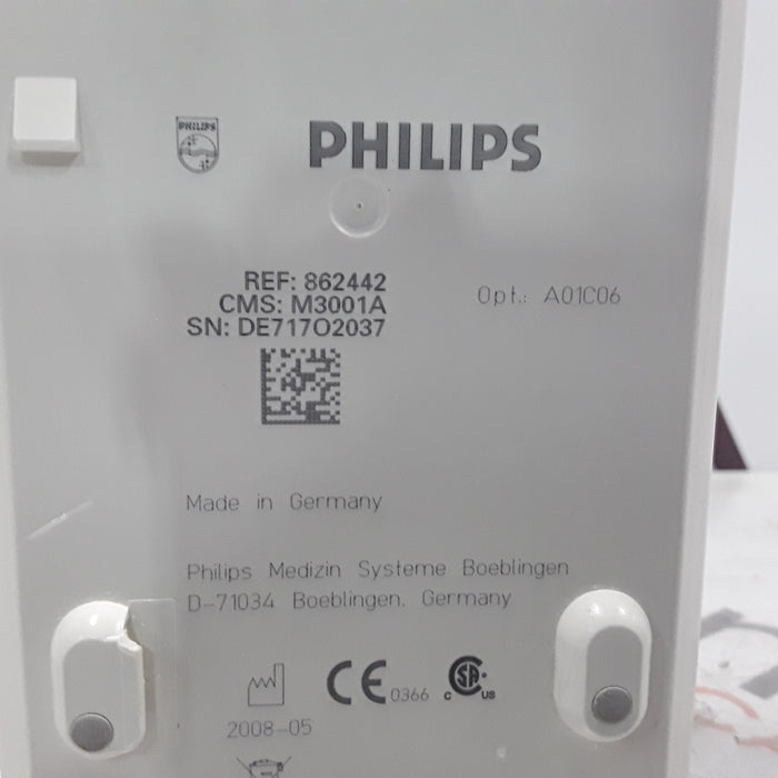 Philips M3001A-A01C06 Fast SpO2, NIBP, ECG, Temp, IBP MMS Module