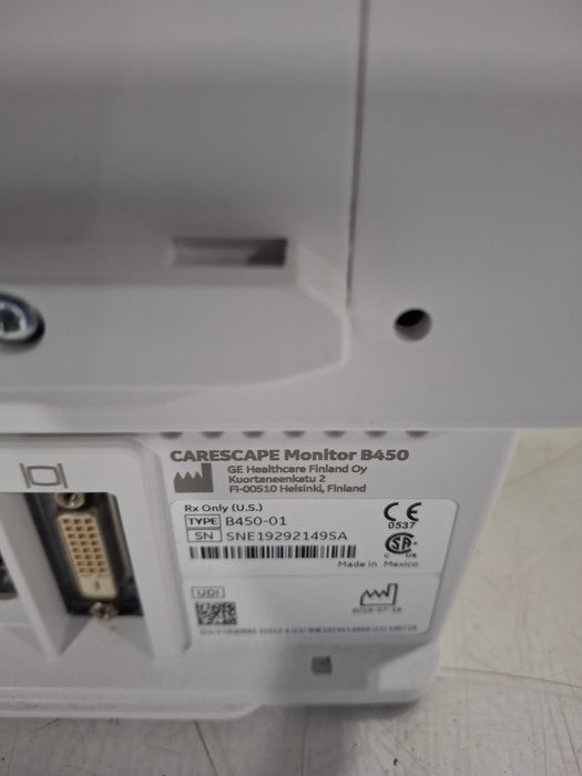 GE Healthcare Carescape B450 Neonatal Care Patient Monitor