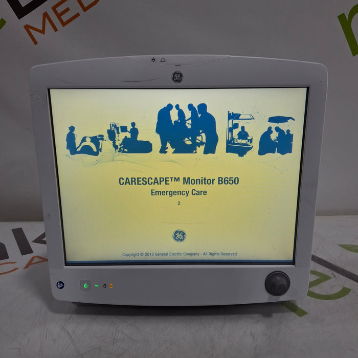 GE Healthcare Carescape B650 Emergency Care Patient Monitor